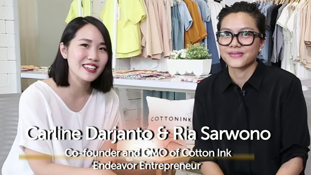 Carline Darjanto dan Ria Sarwono – 2 Founder Cotton Ink